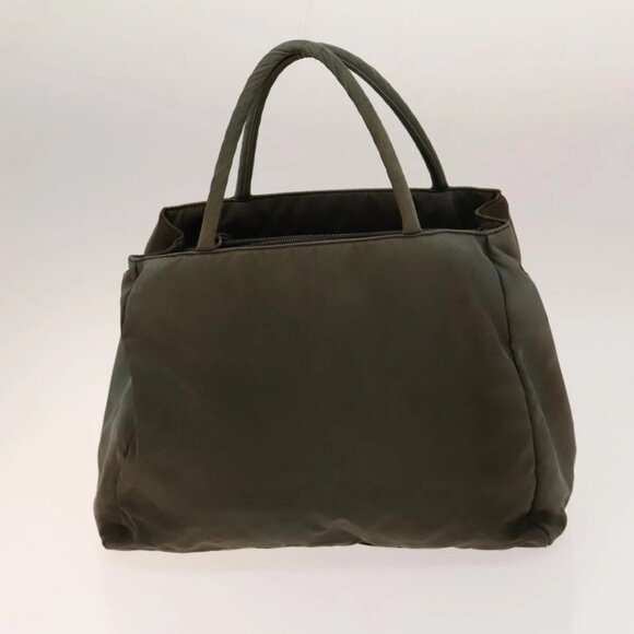 PRADA Tote Bag Nylon 2Set Gray Pink Auth 138061 - Picture 3 of 16